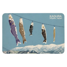 Kagura かぐら Niigata 新潟 1 - Kylskåp Magnet