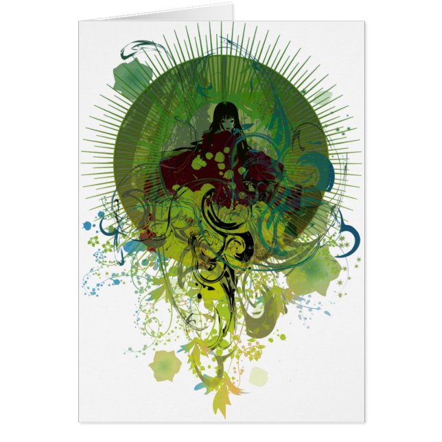 KAGUYA HÄLSNINGSKORT (Framsidan)