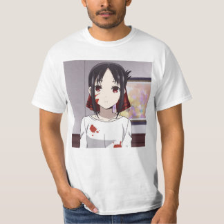 Kaguya shinomiya ansikte t shirt