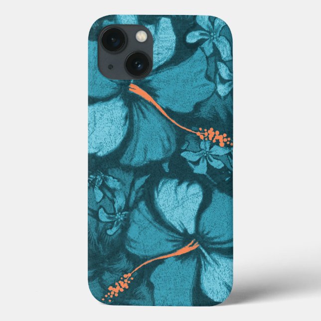 Kahala Hibiscus Hawaiian Lava Sten Illustration (Baksida)