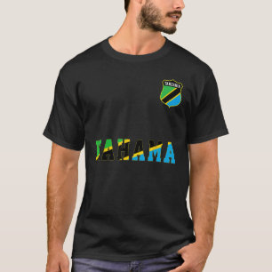 Kahama Tanzania Flagga Tanzanian Manar Kvinnor T Shirt