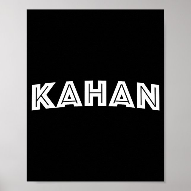 Kahan  poster (Framsidan)
