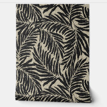 Kahanu Handflatan Hawaiian Faux Linen Struktur-Bla