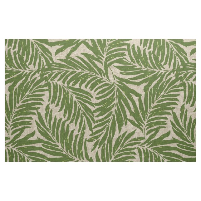 Kahanu Handflatan Hawaiian Linen Struktur Tyg (Yard)