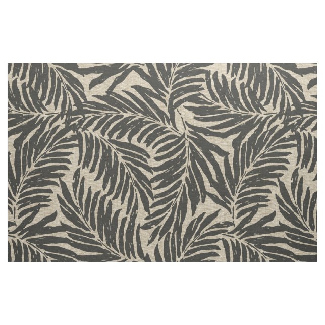 Kahanu Handflatan Hawaiian Linen Struktur Tyg (Yard)