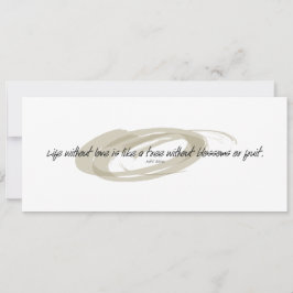 Kahlil Gibran Life without Kärlek Citat