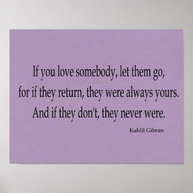 Kahlil Gibran Poster (Framsidan)