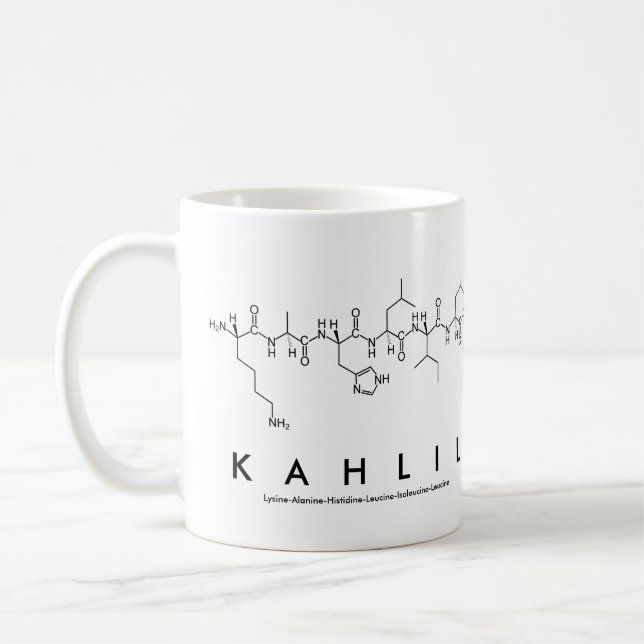 Kahlil peptide namn mugg (Vänster)