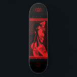 Kaho Red Mini Skateboard Bräda 18,5 Cm<br><div class="desc">Designed by Japanese artist</div>