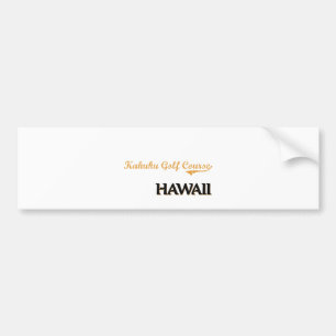 Kahuku golfbanaHawaii klassiker Bildekal