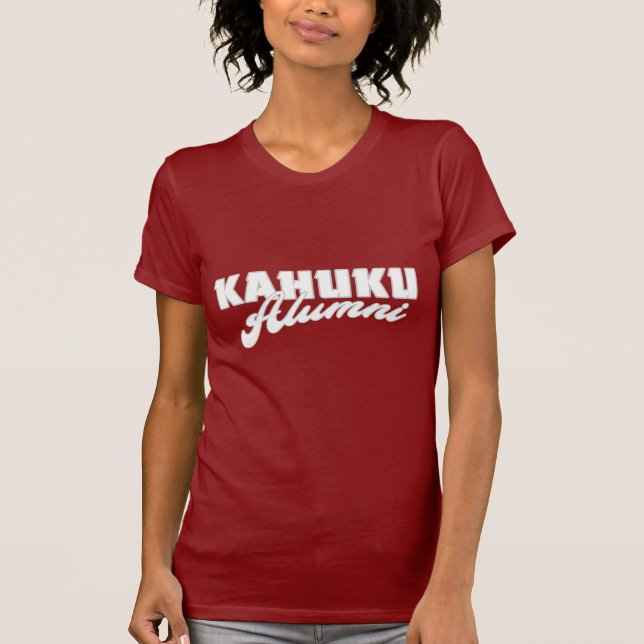 Kahuku röd anfallaredräkt tee shirt (Framsida)
