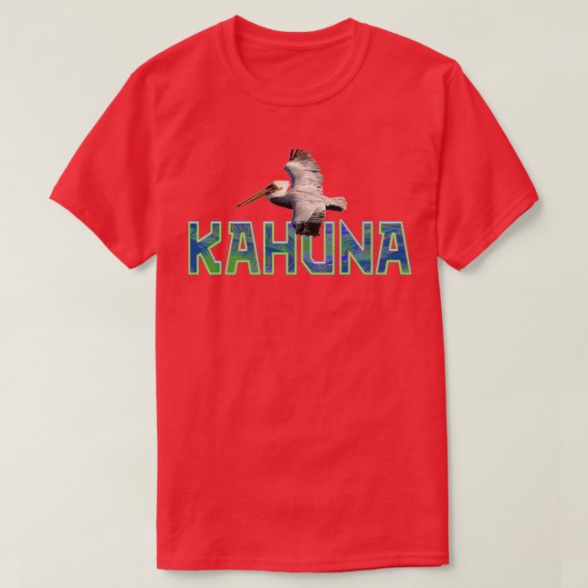 Kahuna Pelican TShirt T Shirt (Design framsida)