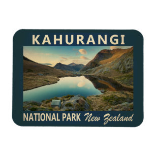Kahurangi National Park New Zealand Vintage Magnet