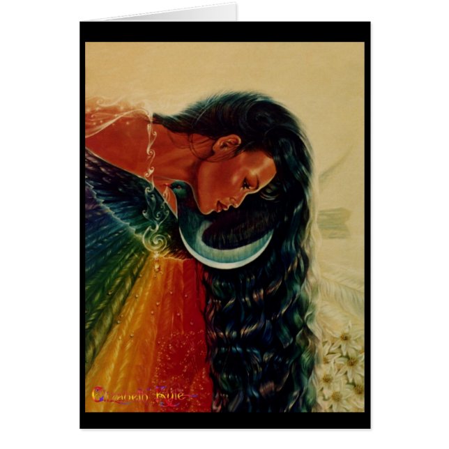 Kahurangi nolla-te Haeata av Elizabeth Kyle. Hälsningskort (Framsidan)