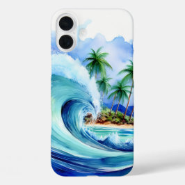 Kai Aloha Handflatan Watercolor Wave
