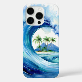 Kai Aloha Island Watercolor Wave