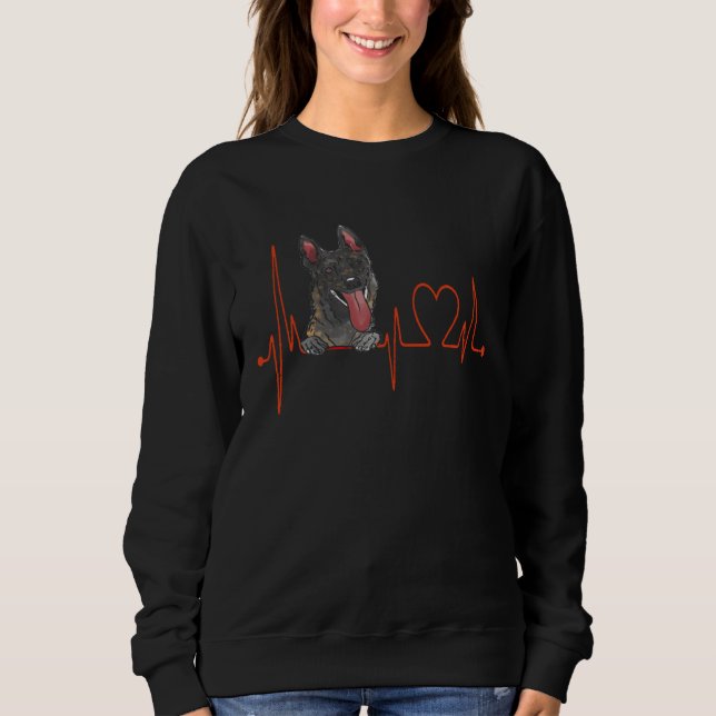 Kai ken Tora dog My Heartbeat EKG Dogs My Cardio T Shirt (Framsida)