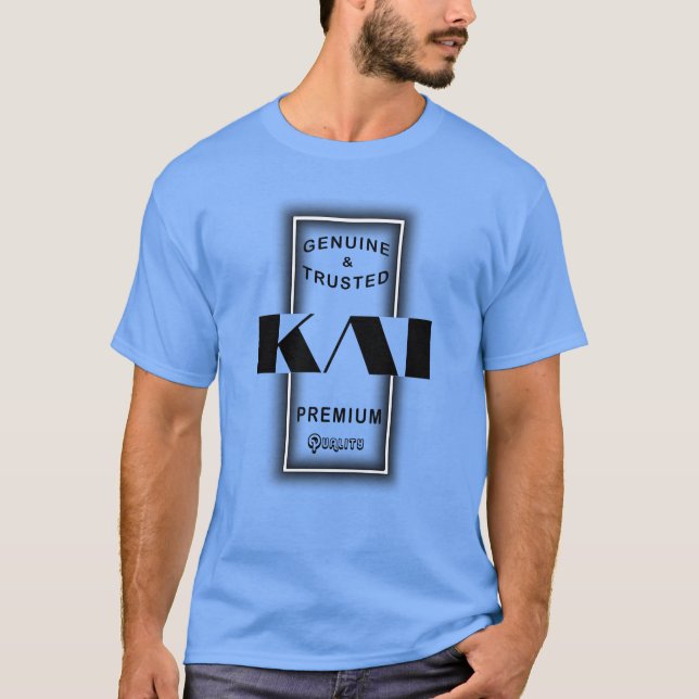 Kai Namn Personlig Namn Kai Äkta T Shirt (Framsida)