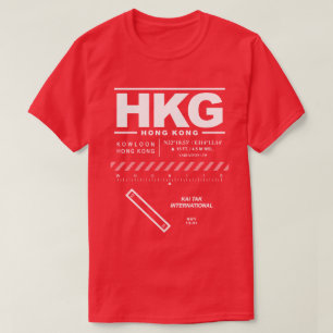 Kai Tak Internationell flygplats HKG T-Shirt