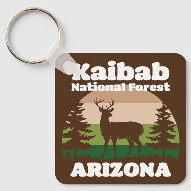 Kaibab National Forest Arizona Nyckelring (Framsida)