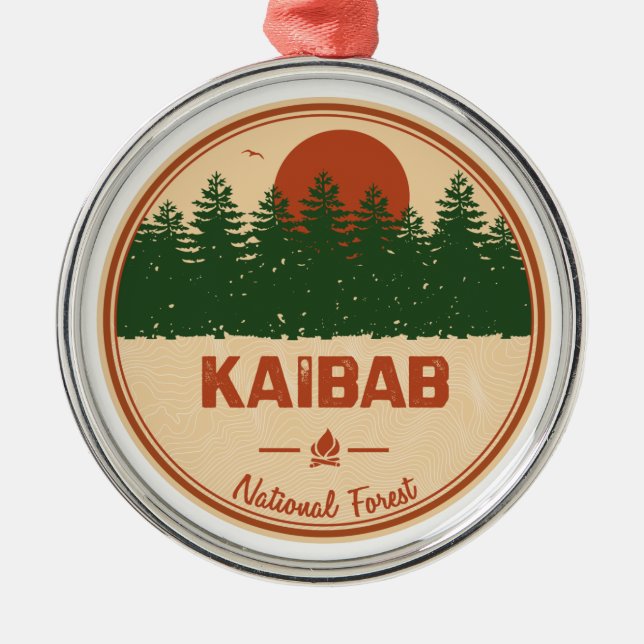 Kaibab National Forest Julgransprydnad Metall (Framsidan)