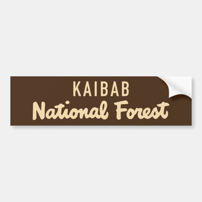 Kaibab nationalskog bildekal (Framsidan)