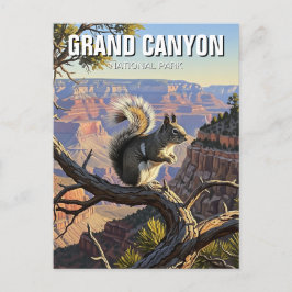 Kaibab Squirrel i Grand Canyon nationalpark Vykort