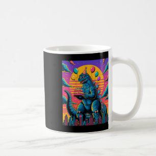 Kaiju Birthday Lloon and cake Monster Movie Bday D Kaffemugg