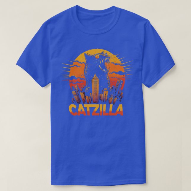 Kaiju Cat Monster Catzilla 1 T Shirt (Design framsida)