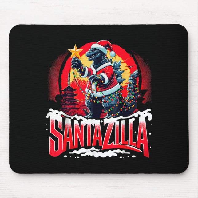 Kaiju Christmas Santazilla Japanese Monster Dinosa Musmatta (Framsidan)