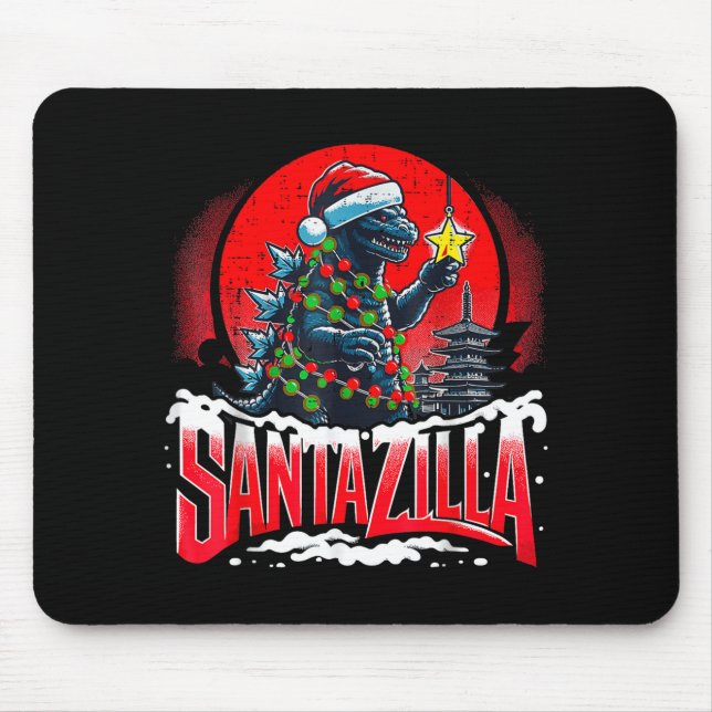 Kaiju Christmas Santazilla Japanese Monster Dinosa Musmatta (Framsidan)