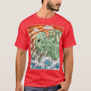 Kaiju Cthulhu Necronomicon Japansk monster Gift1 T Shirt