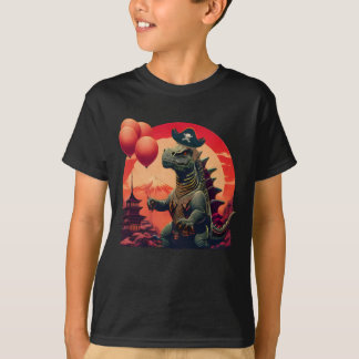 Kaiju Födelsedagsfest Japan Monster Movie T Shirt