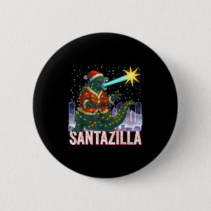 Kaiju jul Santazilla japanska monster dinosaurie Knapp