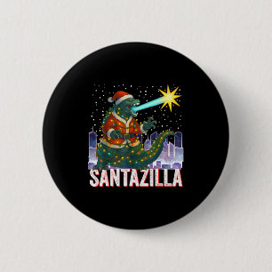 Kaiju jul Santazilla japanska monster dinosaurie Knapp