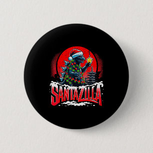 Kaiju jul Santazilla japanska monster dinosaurie Knapp