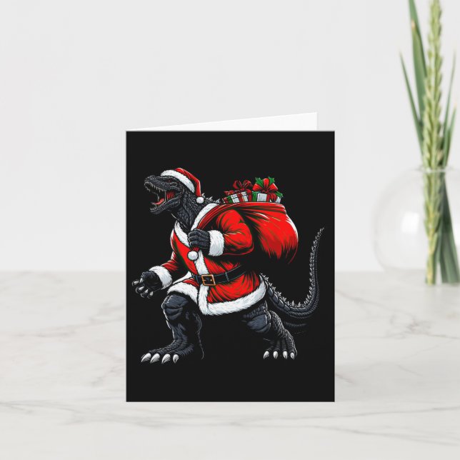 Kaiju Santa Santazilla Japansk monster Kort (Framsida)