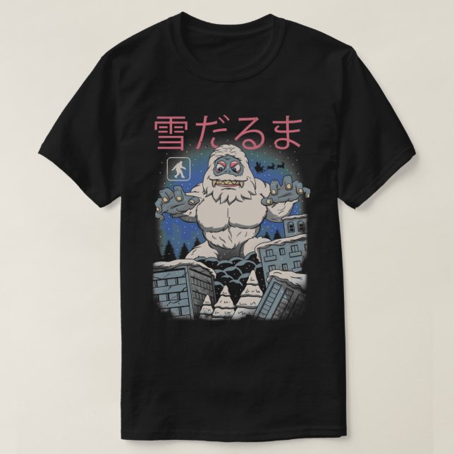 Kaiju Snögubbe T Shirt (Design framsida)