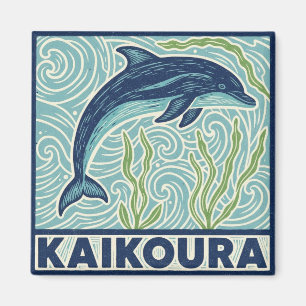 Kaikoura Nya Zeeland Dolfiner Resa Magnet