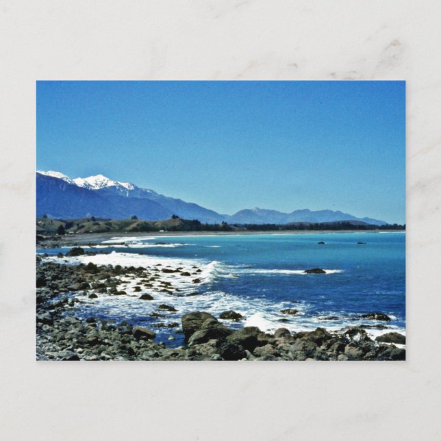 Kaikoura Range, Sydön Vykort (Framsida)