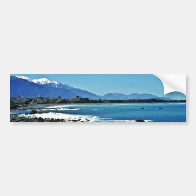 Kaikoura spänner, den södra ön bildekal (Framsidan)