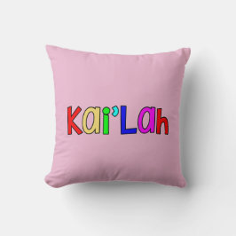 Kai'Lah - lysande primärt färg Kudde
