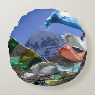 Kailash, Heliga berget, Tibet - Himalayas Rund Kudde