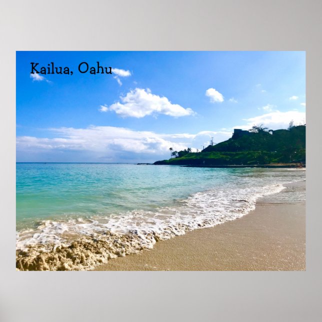 Kailua Beach, Oahu Poster (Framsidan)