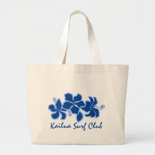 Kailua Hibiscus Surfa Klubb Beach Bag Jumbo Tygkasse