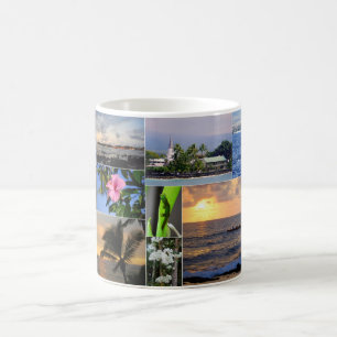 Kailua Kona Hawaii Collage Mugg