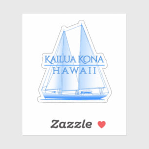 Kailua Kona Kustsjöman Klistermärken