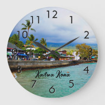 Kailua Kona Pier Hawaii Oil Paint Digital Art