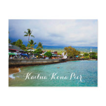 Kailua Kona Pier Hawaii Oil Paint Digital Art