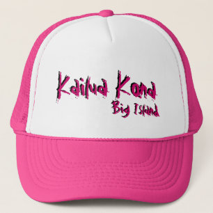 Kailua Kona stor hawaii rosa hat Truckerkeps